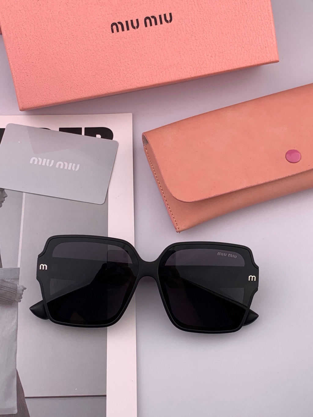 Miu Miu M9304 Fashion Pink Lens Sunglasses for Men & Women - 399187 - detail image 2