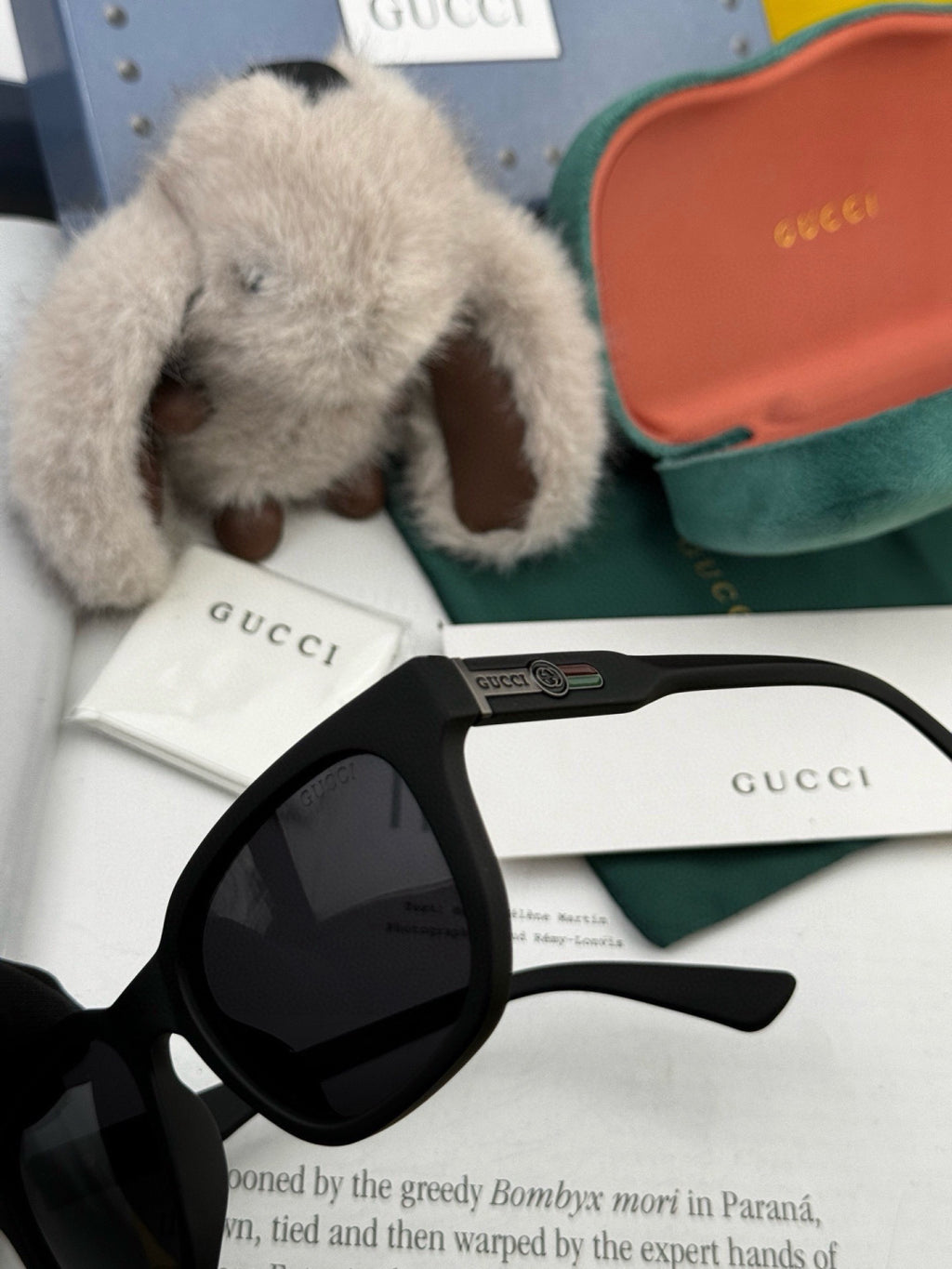 Gucci G7510 Square Gold Lens Sunglasses for Men & Women - 398253 - detail image 4