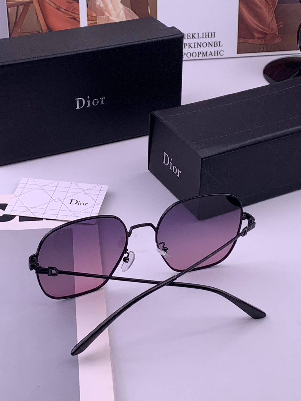 Dior CD2303 Fashion Brown Lens Sunglasses for Men & Women - 398756 - detail image 6