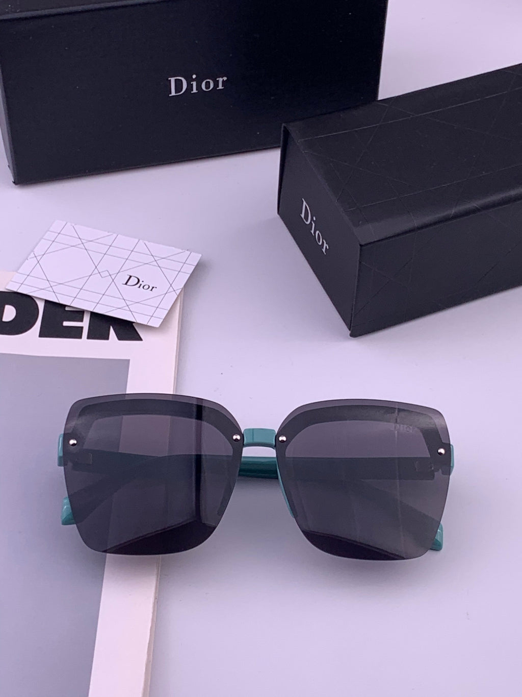 Dior D2130 Polarized Metal Fashion Gold Lens Sunglasses for Women - 398752 - detail image 4