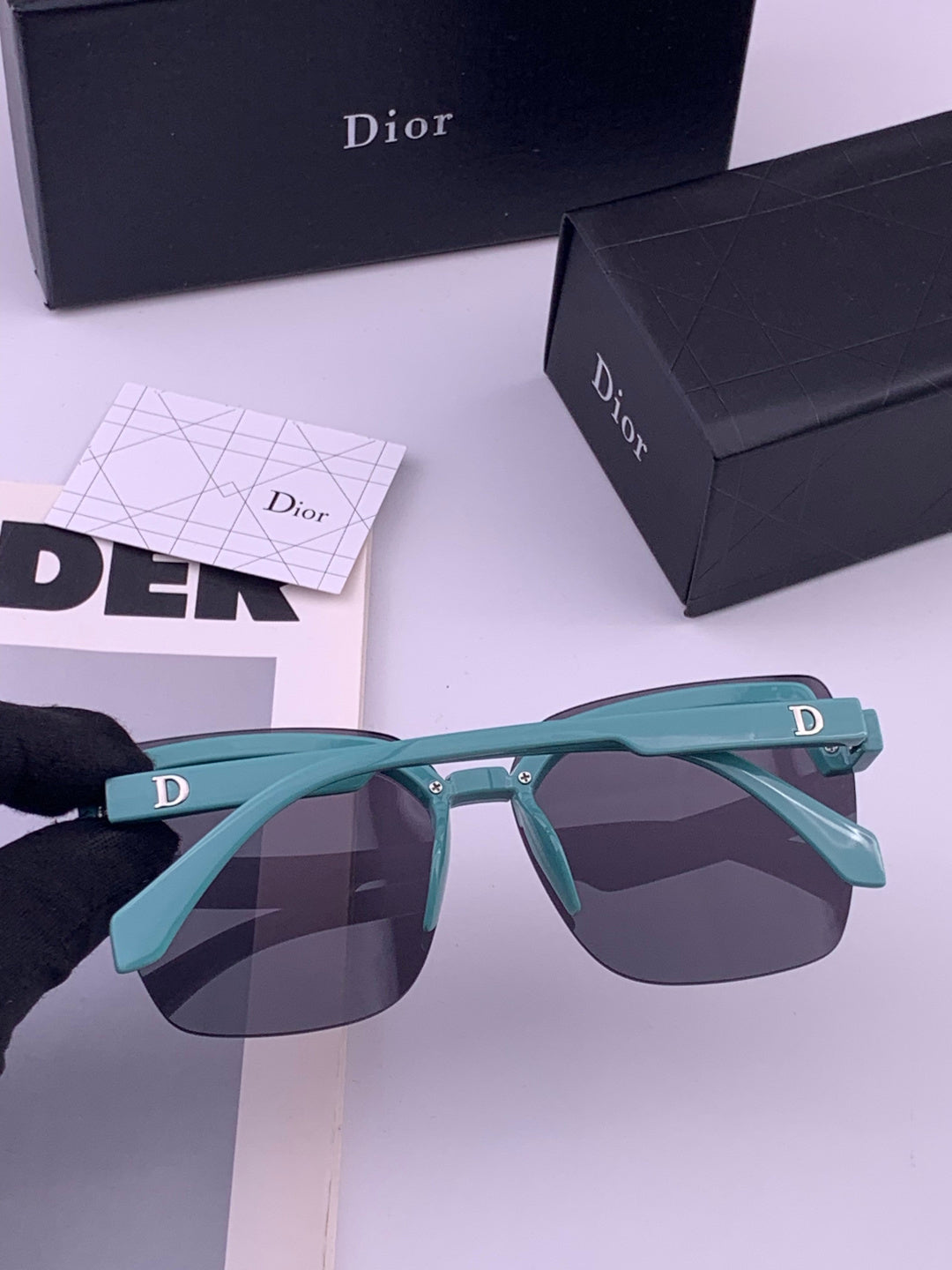 Dior D2130 Polarized Metal Fashion Gold Lens Sunglasses for Women - 398752 - detail image 6