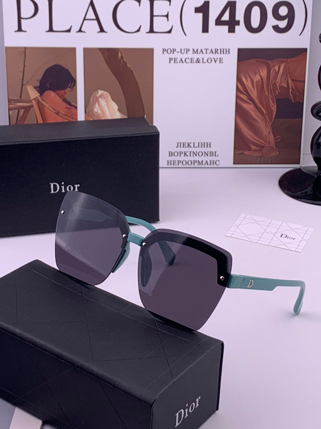 Dior D2130 Polarized Metal Fashion Gold Lens Sunglasses for Women - 398752 - detail image 2