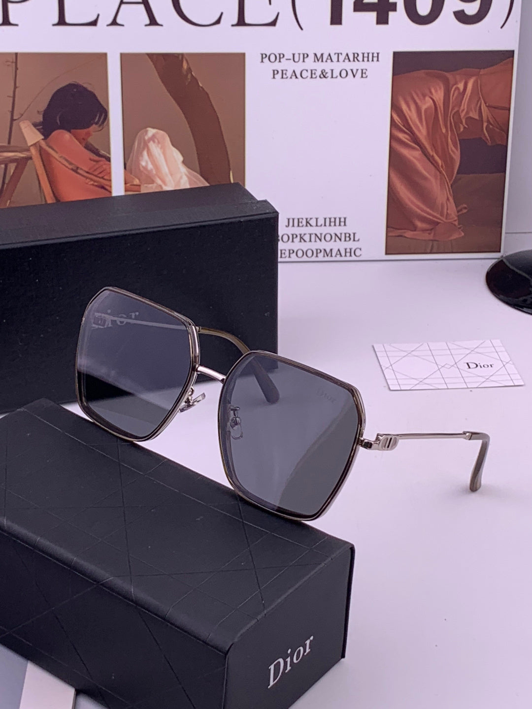 Dior D7635 Polarized Fashion Brown Lens Sunglasses for Men & Women - 398749 - detail image 2