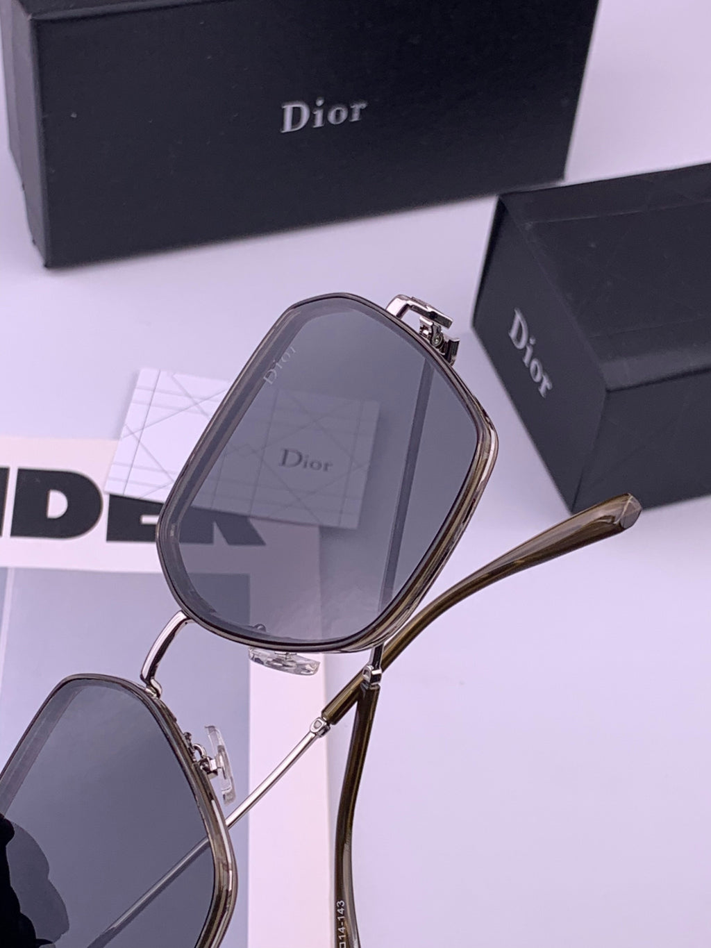 Dior D7635 Polarized Fashion Brown Lens Sunglasses for Men & Women - 398749 - detail image 5