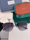 Gucci G6162 Polarized Oversized Black Lens Sunglasses for Men & Women - 398326