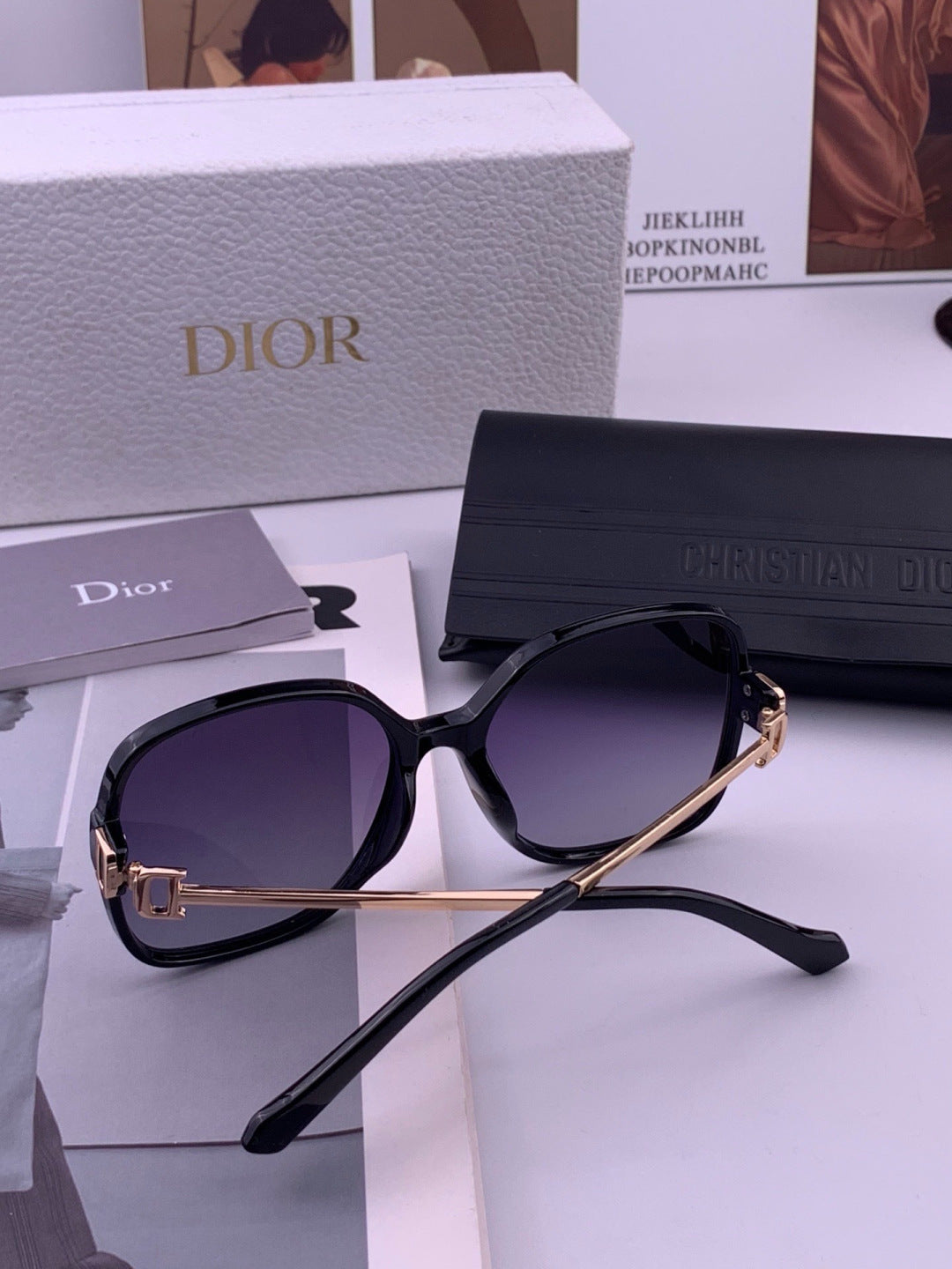 Dior D8266 Polarized Fashion Pink Lens Sunglasses for Men & Women - 398741 - detail image 3
