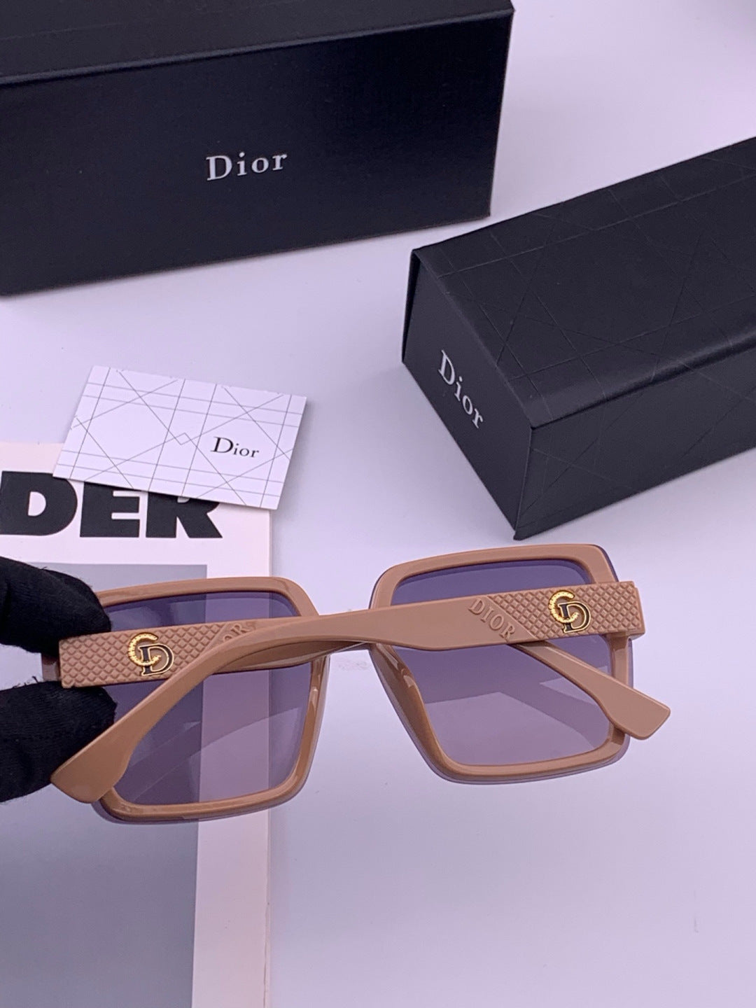 Dior CD27702 Polarized Fashion Brown Lens Sunglasses for Men & Women - 415483 - detail image 3