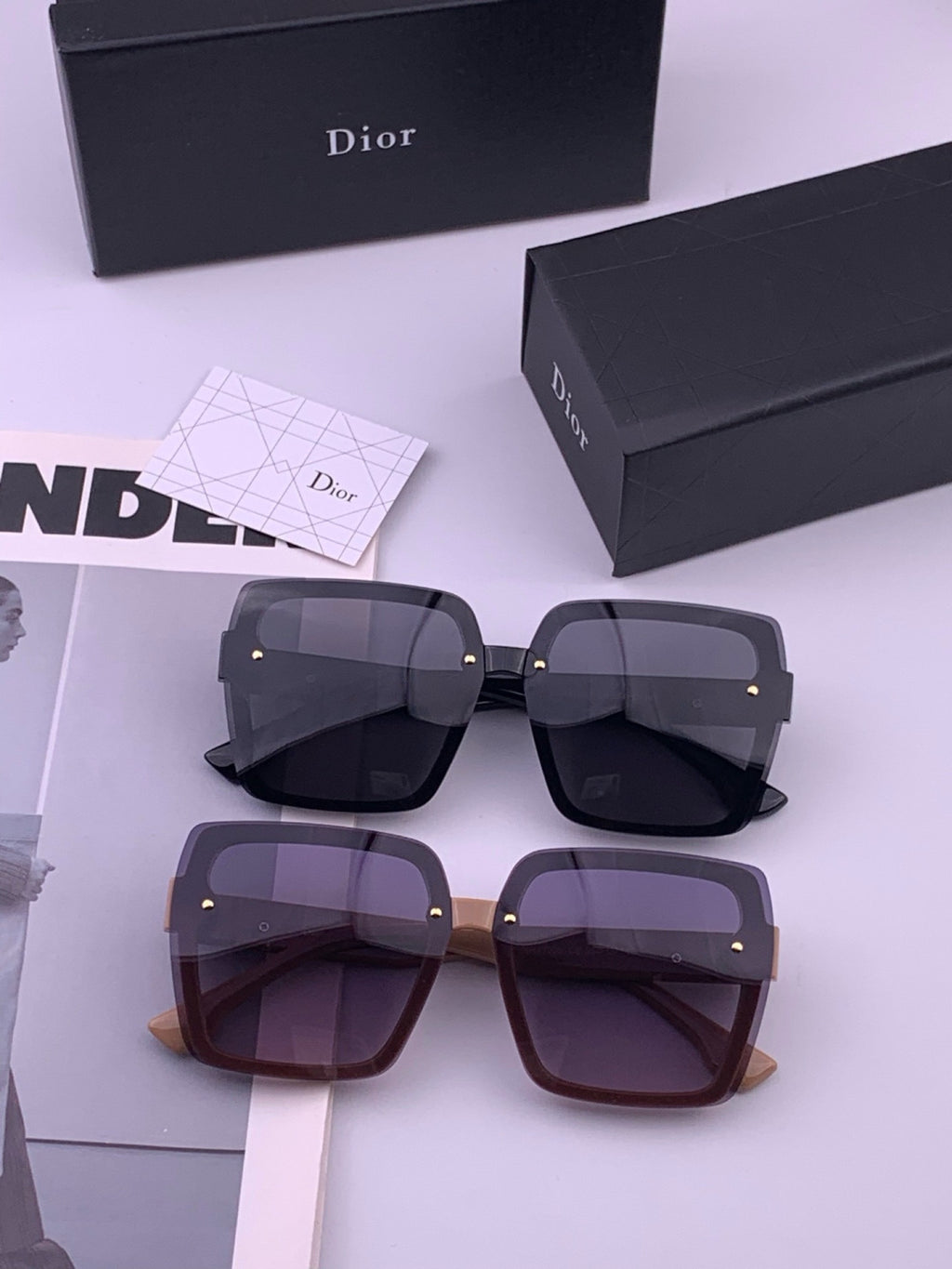 Dior CD27702 Polarized Fashion Brown Lens Sunglasses for Men & Women - 415483 - detail image 7