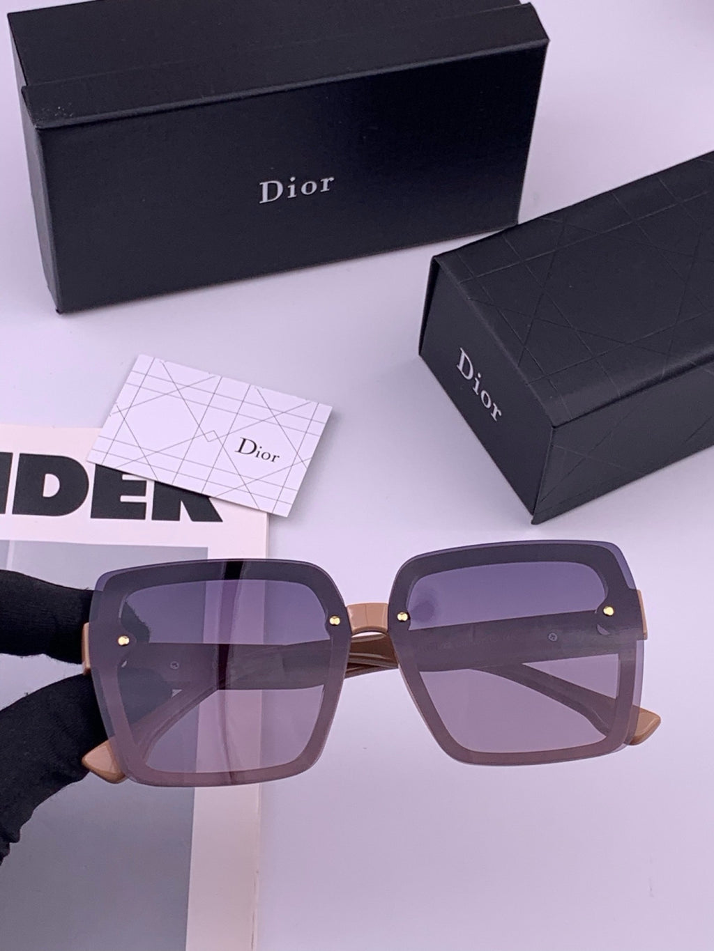 Dior CD27702 Polarized Fashion Brown Lens Sunglasses for Men & Women - 415483