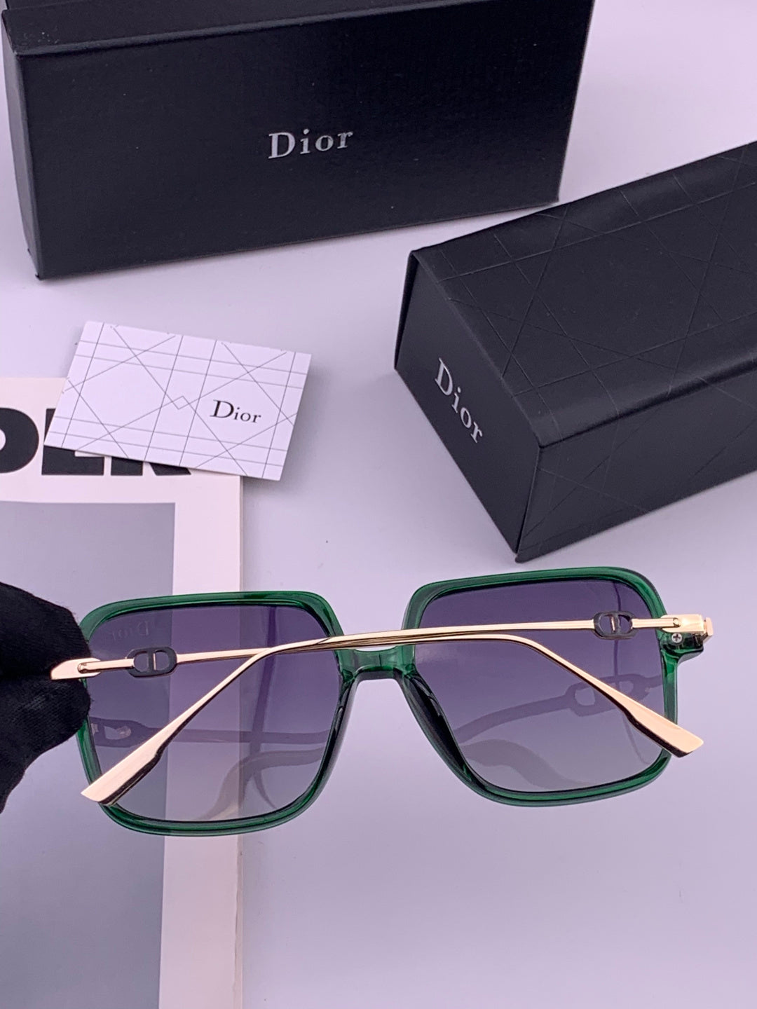 Dior CD3203 Polarized Fashion Gold Lens Sunglasses for Men & Women - 415477 - detail image 5