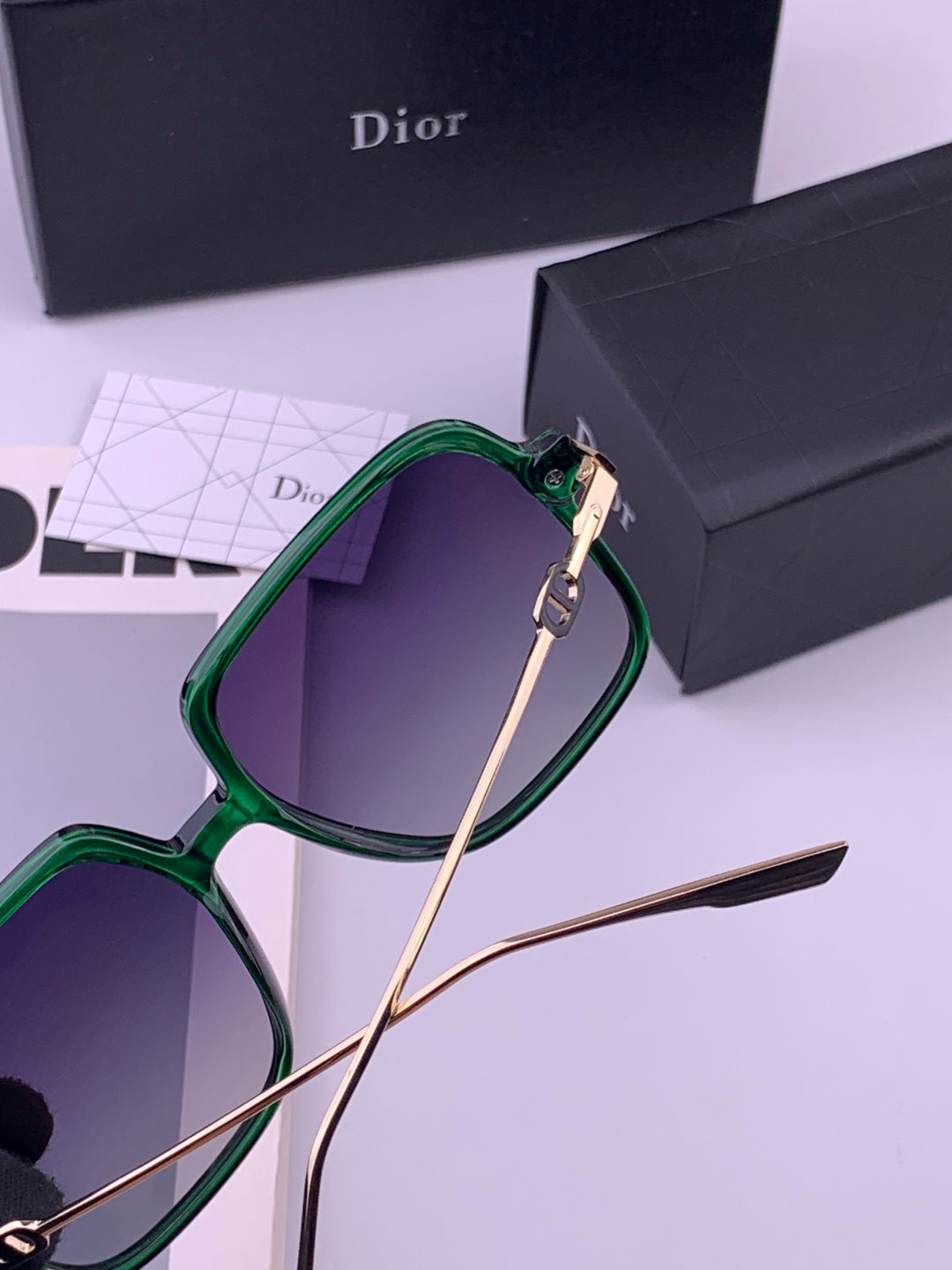 Dior CD3203 Polarized Fashion Gold Lens Sunglasses for Men & Women - 415477 - detail image 3