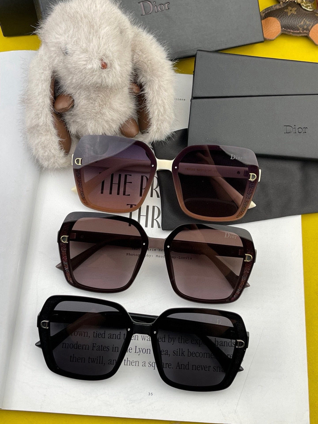 Dior D3200 Polarized Fashion Blue Lens Sunglasses for Men & Women - 415474 - detail image 7