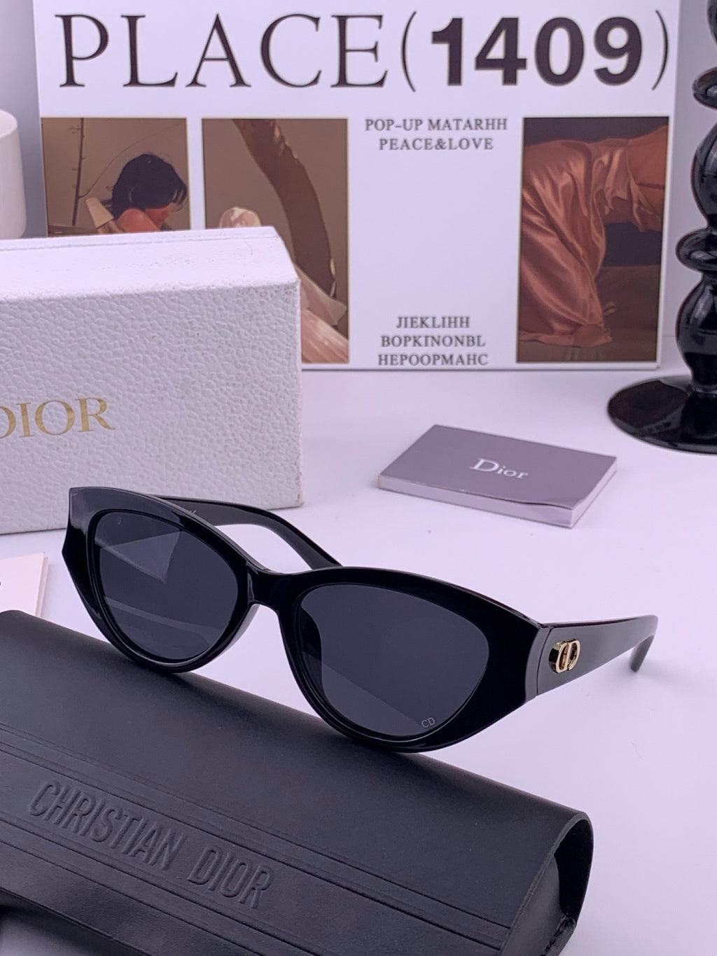Dior D0293 Fashion Black Lens Sunglasses for Men & Women - 415475