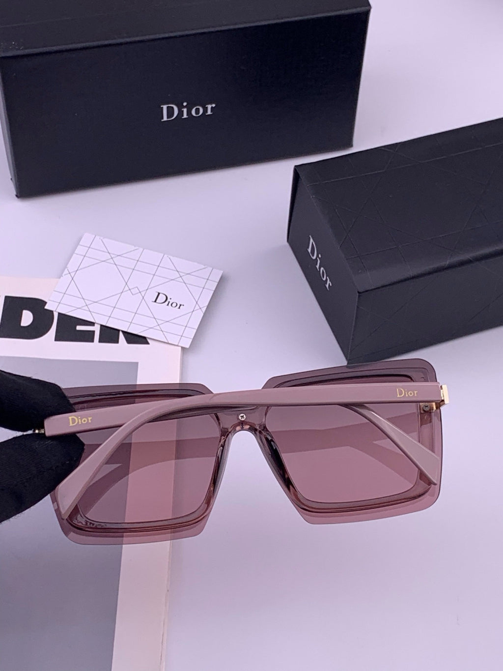 Dior D7996 Fashion Gold Lens Sunglasses for Men & Women - 415472 - detail image 4