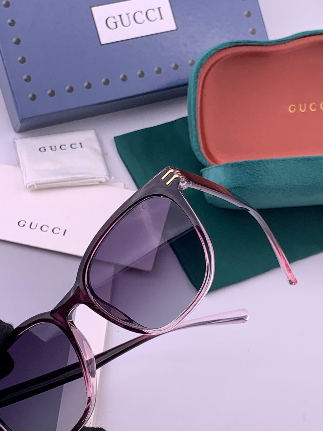 Gucci G17723 Round Black Lens Sunglasses for Men & Women - 415131 - detail image 3