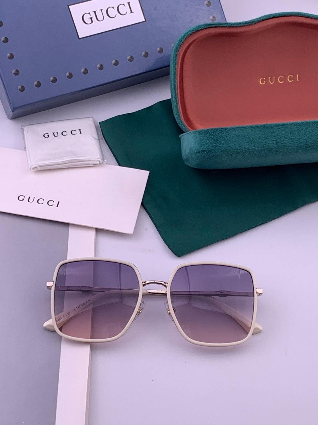 Gucci G1640 Polarized Round Brown Lens Sunglasses for Women - 415134