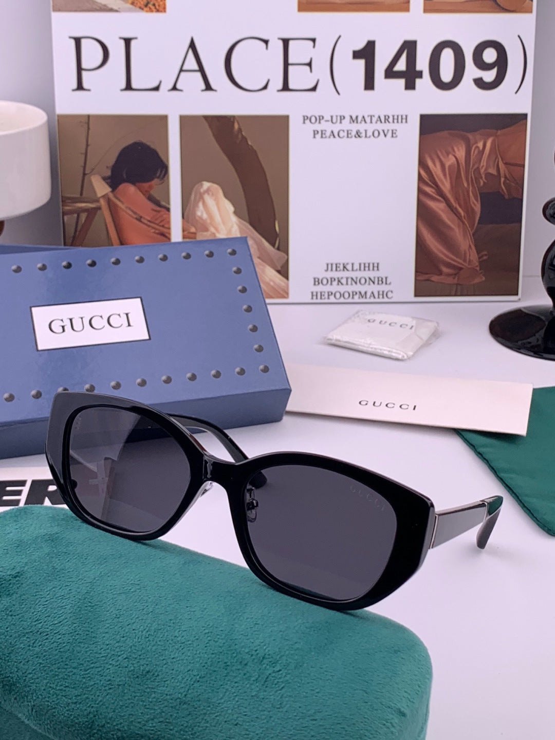 Gucci G7990 Polarized Square Brown Lens Sunglasses for Men & Women - 415081 - detail image 2