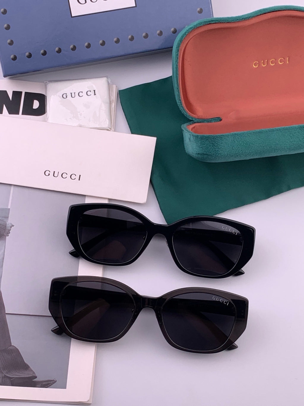 Gucci G7990 Polarized Square Brown Lens Sunglasses for Men & Women - 415081 - detail image 7
