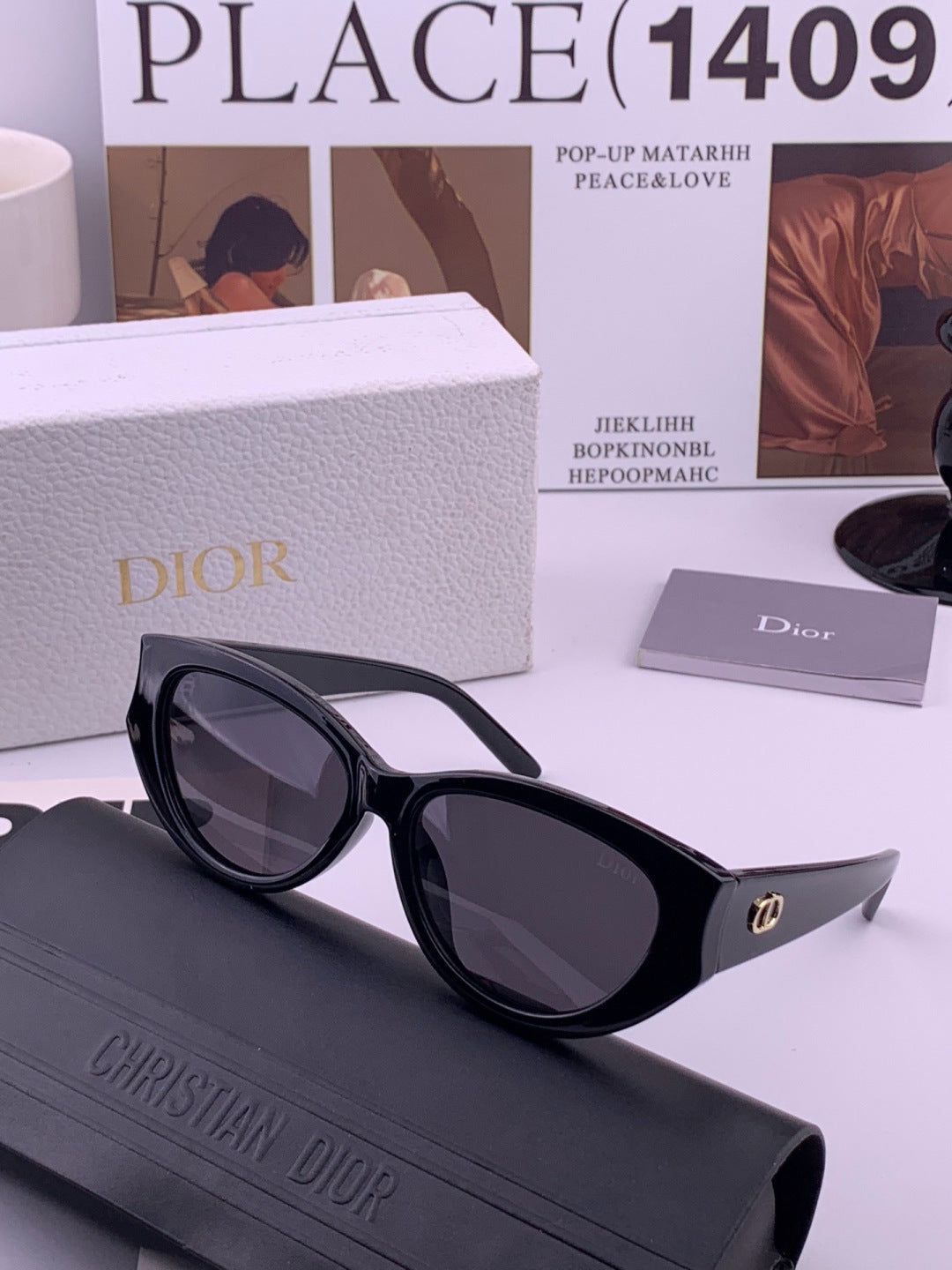 Dior CD7820 Polarized Fashion Orange Lens Sunglasses for Women - 415431 - detail image 2