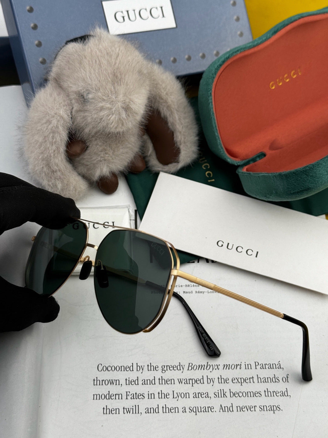 Gucci G7380 Fashion Pink Lens Sunglasses for Men & Women - 415073 - detail image 5