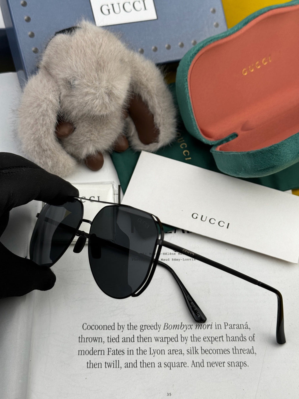 Gucci G7380 Fashion Pink Lens Sunglasses for Men & Women - 415073 - detail image 6