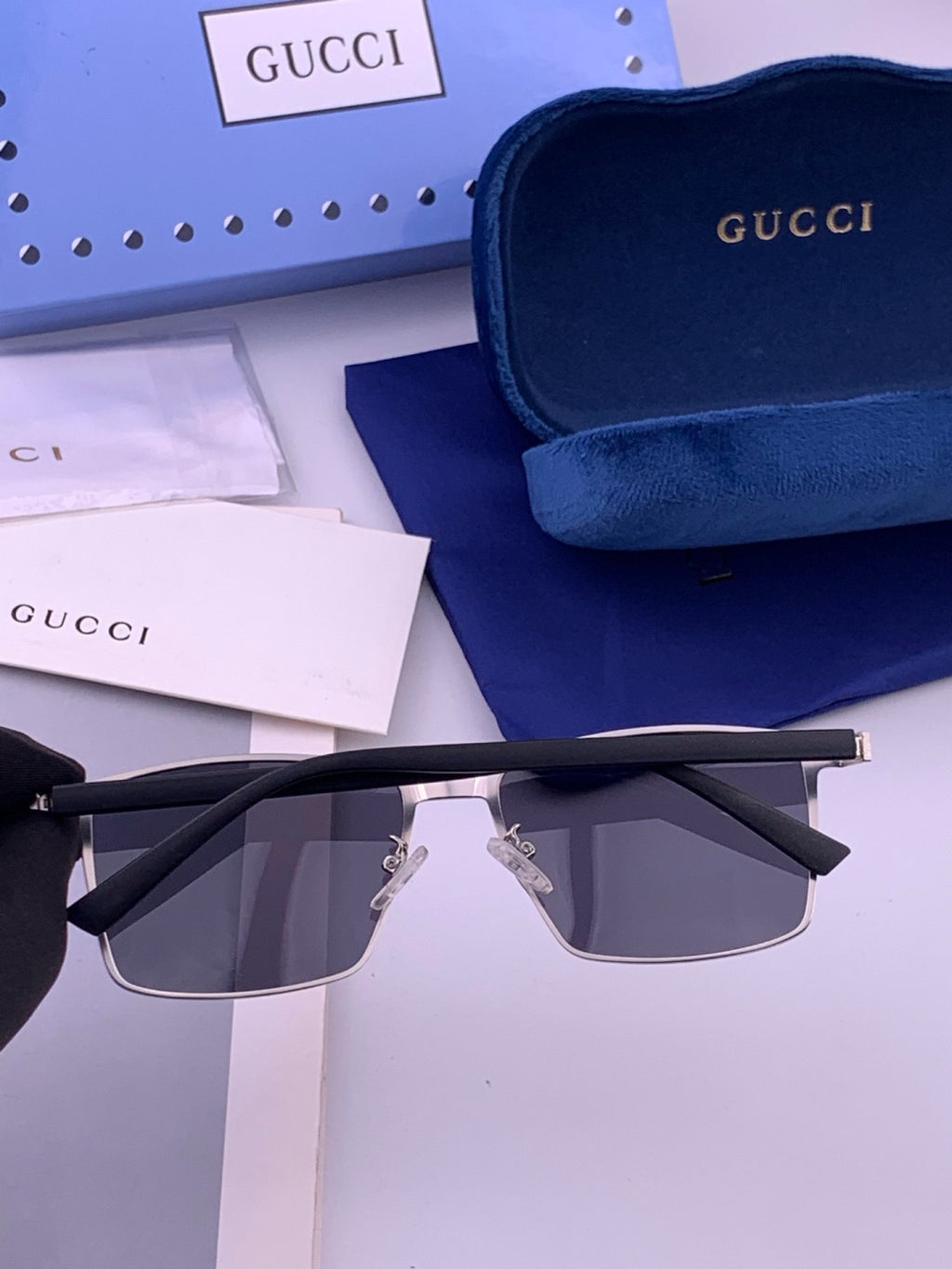 Gucci G6807 Polarized Aviator Gold Lens Sunglasses for Men & Women - 415023 - detail image 4
