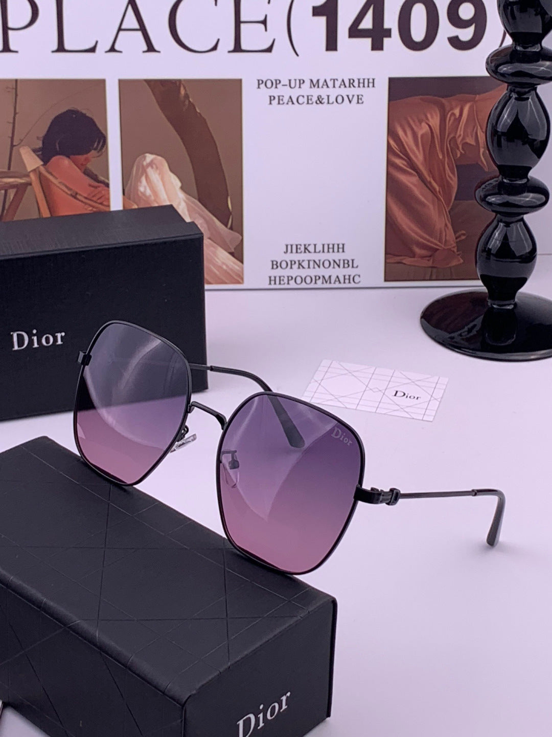 Dior CD2303 Fashion Brown Lens Sunglasses for Men & Women - 415455 - detail image 2