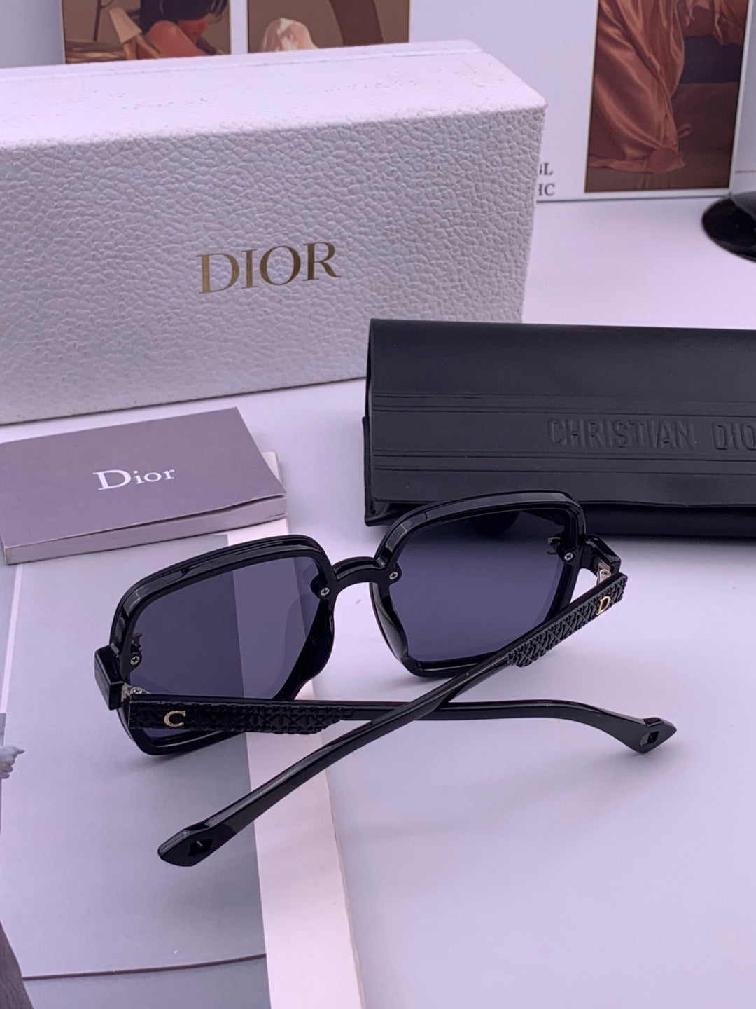 Dior D47002 Fashion Blue Lens Sunglasses for Men & Women - 415448 - detail image 7