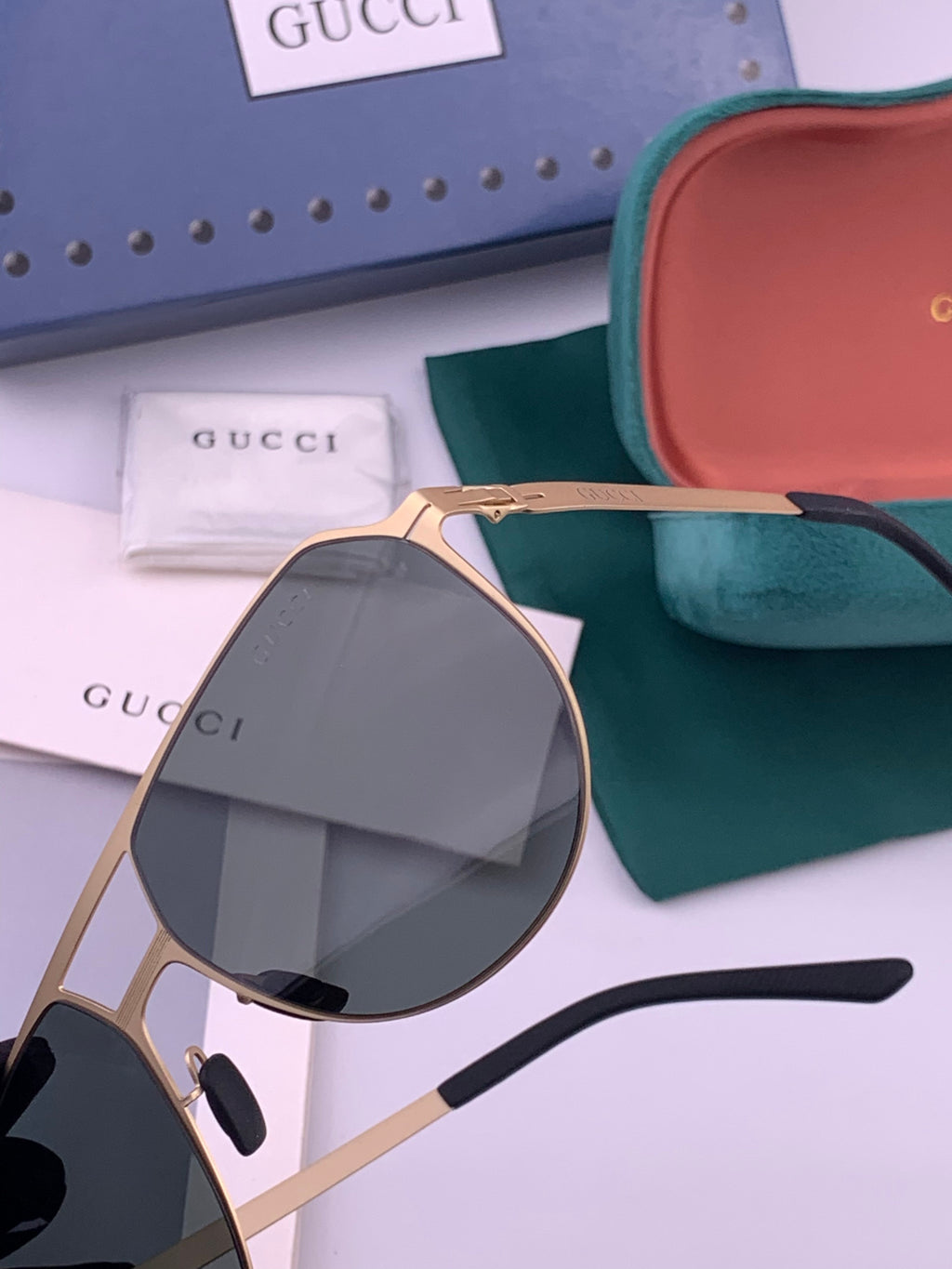 Gucci G2731 Polarized Fashion Black Lens Sunglasses for Men & Women - 415006 - detail image 3