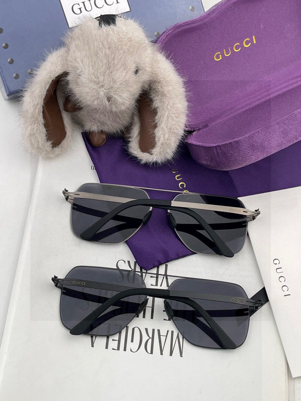Gucci G3733 Polarized Fashion Black Lens Sunglasses for Men & Women - 415013 - detail image 5