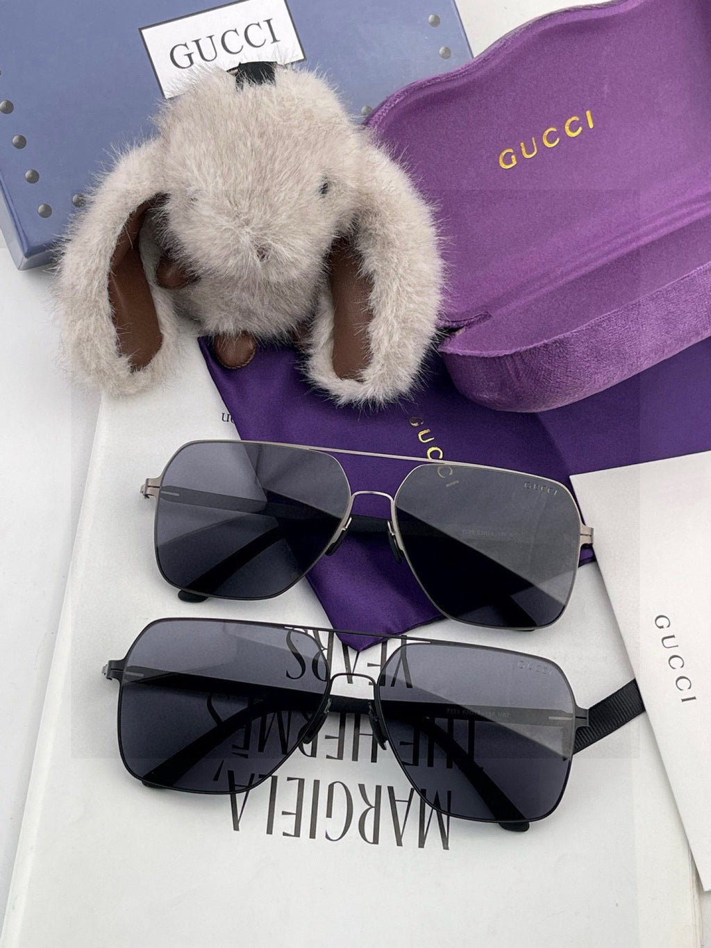 Gucci G3733 Polarized Fashion Black Lens Sunglasses for Men & Women - 415013 - detail image 6