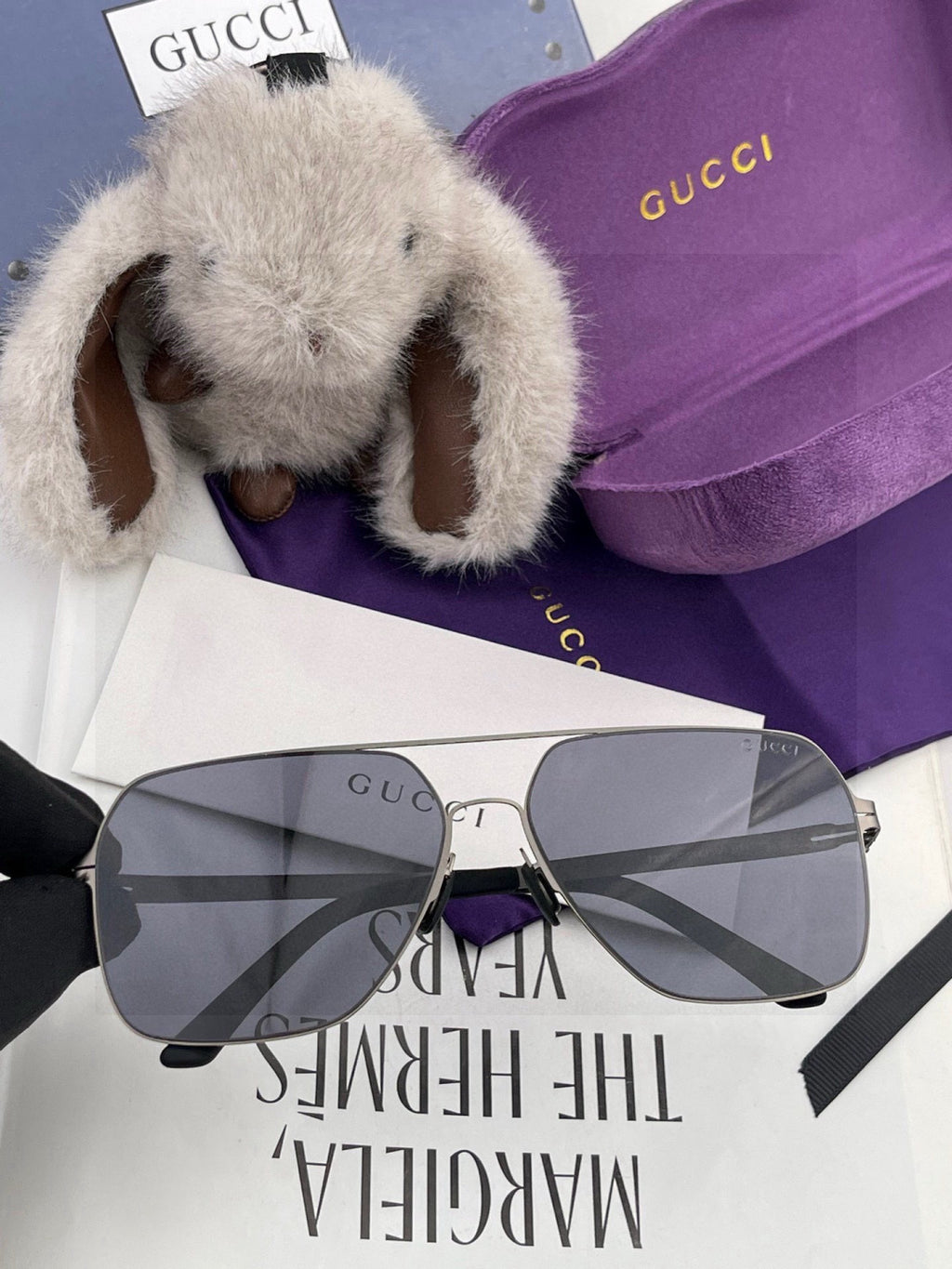 Gucci G3733 Polarized Fashion Black Lens Sunglasses for Men & Women - 415013 - detail image 2