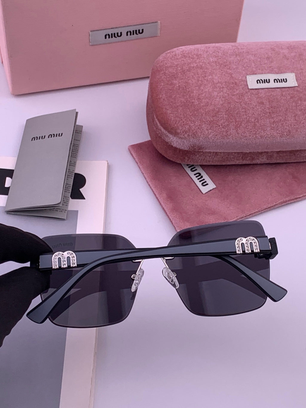 Miu Miu M7550 Fashion Brown Lens Sunglasses for Men & Women - 432684 - detail image 7