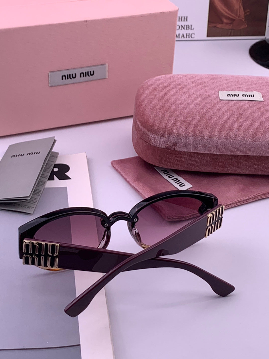 Miu Miu M7350 Fashion Purple Lens Sunglasses for Men & Women - 432685 - detail image 7