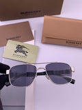 Burberry B201 Aviator Blue Lens Sunglasses for Men - 432453