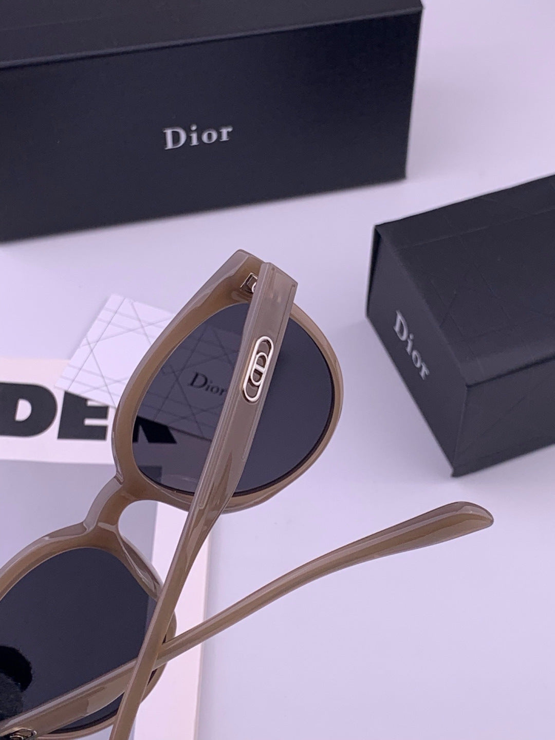Dior CD5106 Polarized Square Brown Lens Sunglasses for Women - 431710 - detail image 4