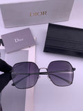 Dior CD7210 Square Gold Lens Sunglasses for Women - 449150