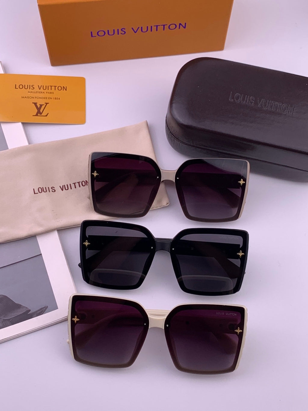 Louis Vuitton Fashion Gold Lens Sunglasses for Men & Women - 448592 - detail image 7