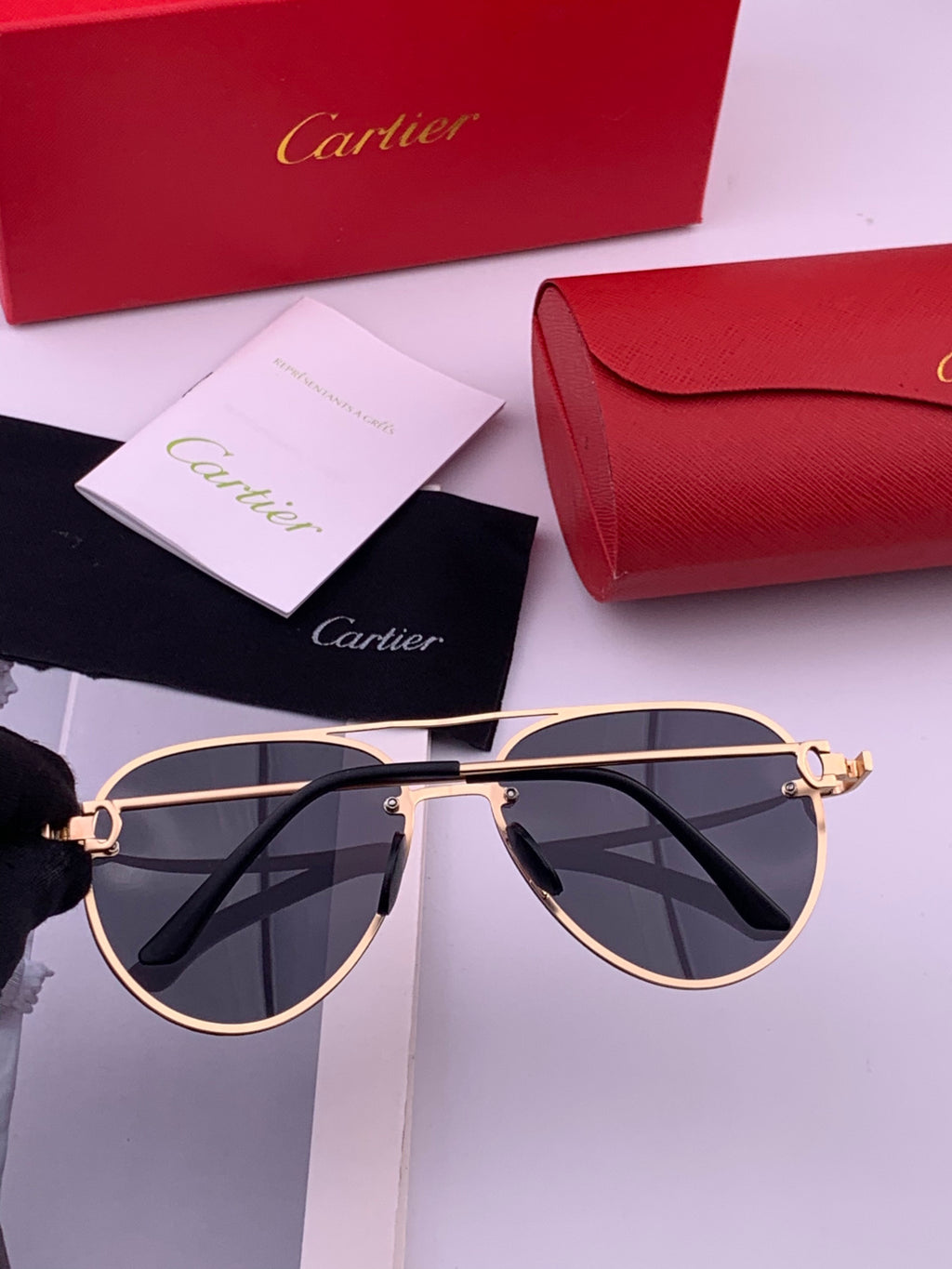Cartier CK880663 Polarized Fashion Brown Lens Sunglasses for Men & Wo - 449515 - detail image 5
