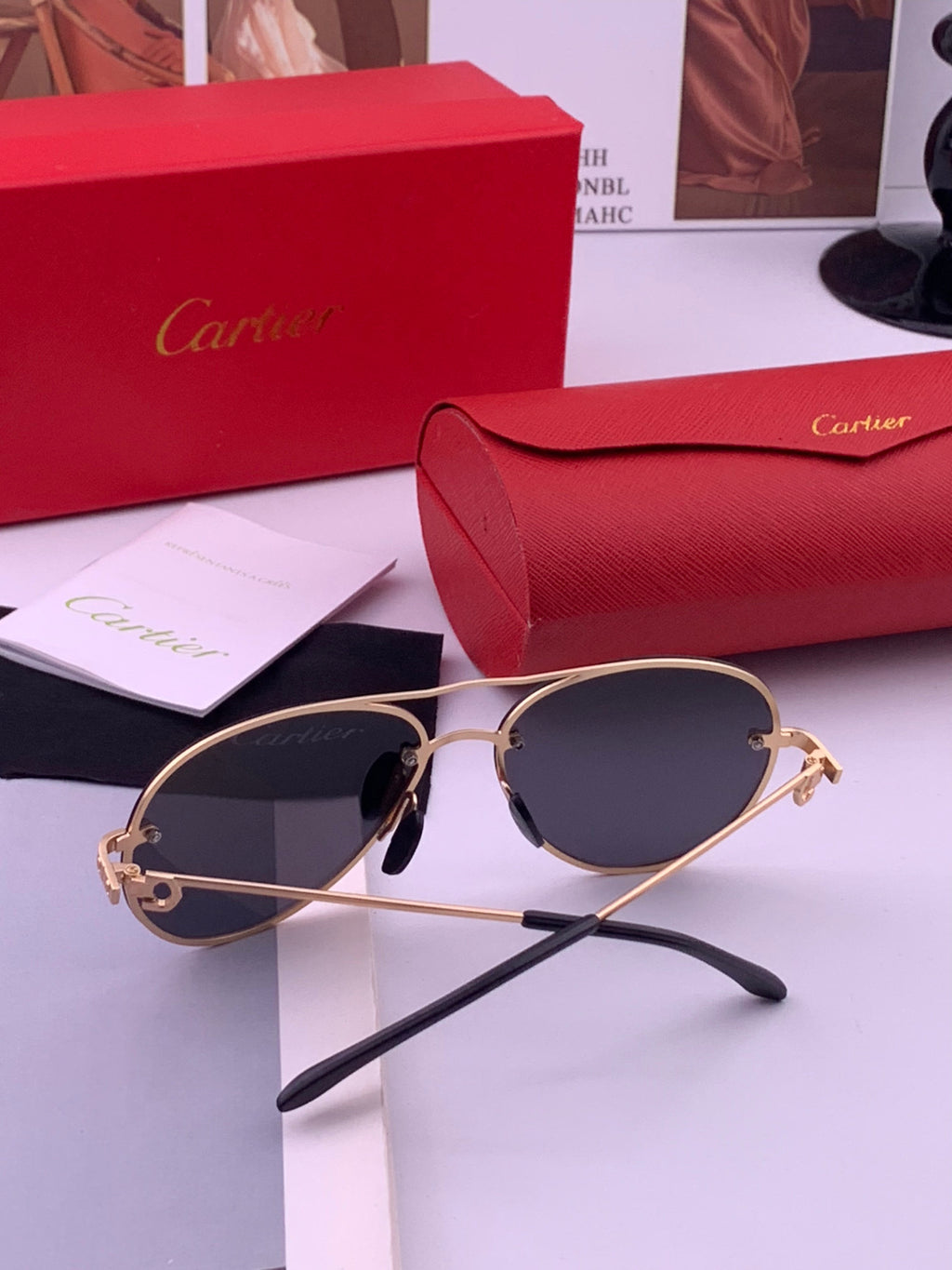 Cartier CK880663 Polarized Fashion Brown Lens Sunglasses for Men & Wo - 449515 - detail image 6