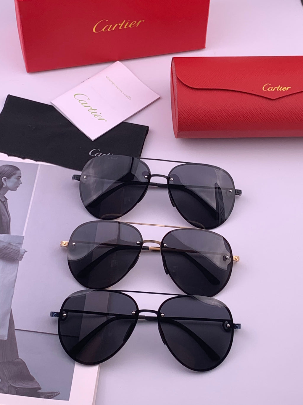Cartier CK880663 Polarized Fashion Brown Lens Sunglasses for Men & Wo - 449515 - detail image 7