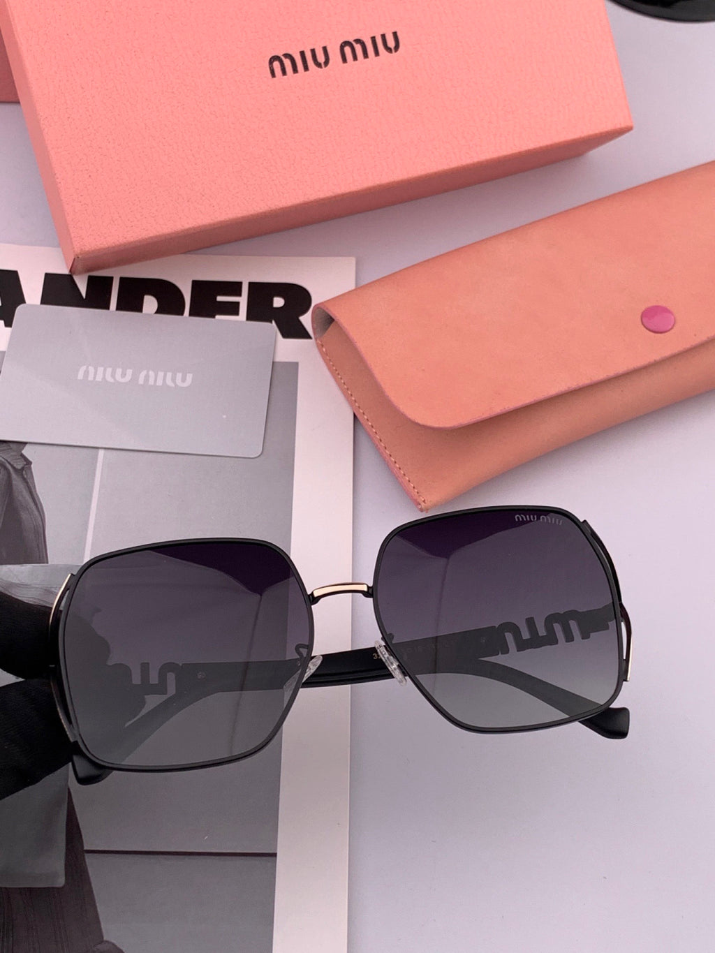 Miu Miu M1321 Fashion Gray Lens Sunglasses for Men & Women - 449727 - detail image 3