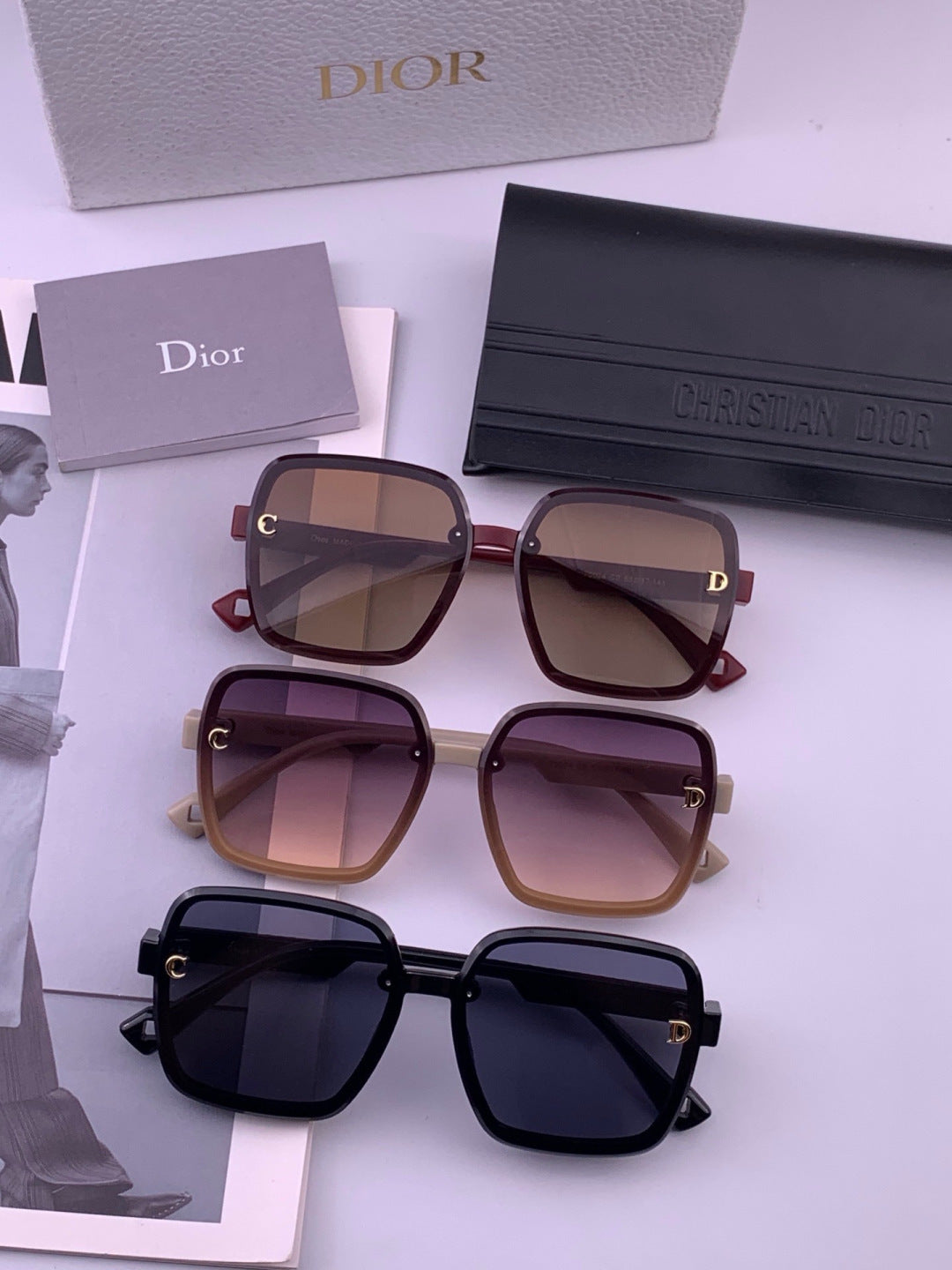 Dior D47002 Fashion Purple Lens Sunglasses for Men & Women - 449160 - detail image 7