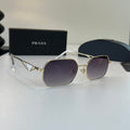 Prada Fashion Silver Lens Sunglasses for Men & Women - 487061
