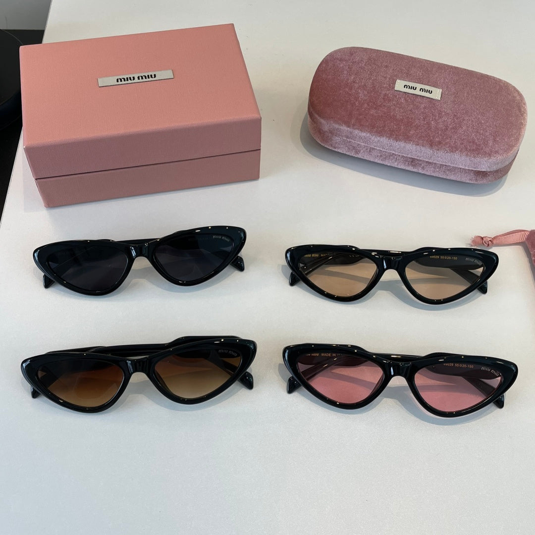 Miu Miu Cat-Eye Black Lens Sunglasses for Men & Women - 487580 - detail image 11