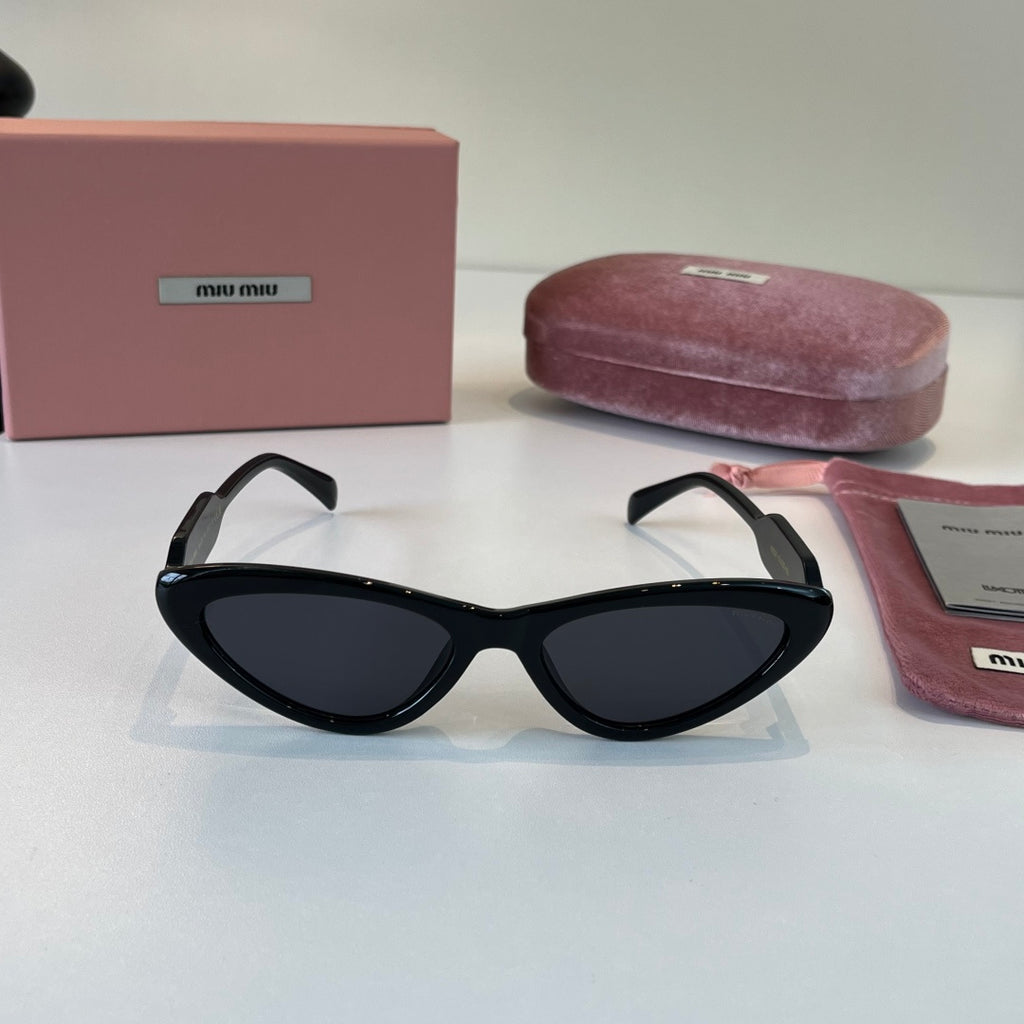 Miu Miu Cat-Eye Black Lens Sunglasses for Men & Women - 466155 - detail image 2