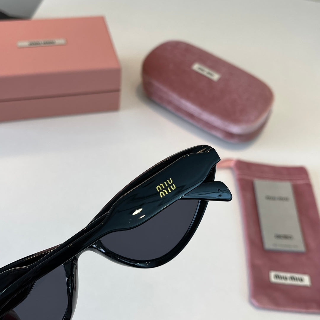 Miu Miu Cat-Eye Black Lens Sunglasses for Men & Women - 466155 - detail image 6