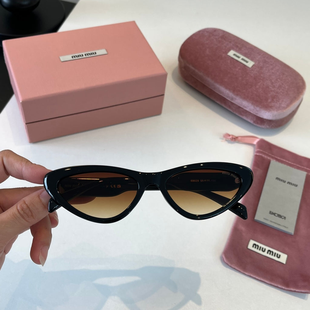 Miu Miu Cat-Eye Brown Lens Sunglasses for Men & Women - 466156 - detail image 6