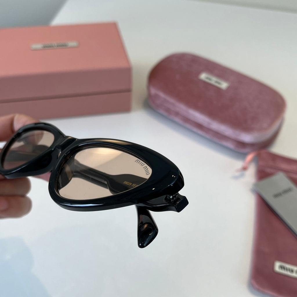 Miu Miu Cat-Eye Silver Lens Sunglasses for Men & Women - 466157 - detail image 6