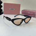 Miu Miu Cat-Eye Silver Lens Sunglasses for Men & Women - 466157